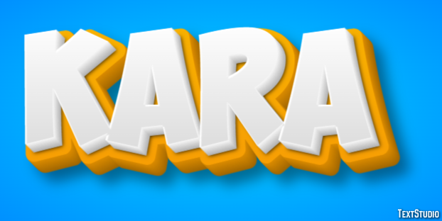 Kara Efeito de texto