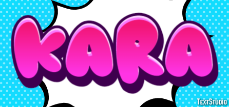 Kara Texteffekt