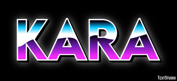 Kara Texteffekt
