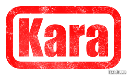 Kara Efekt tekstowy