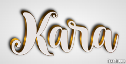 Kara Efeito de texto