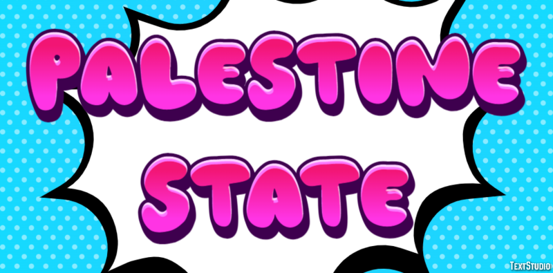 Palestine State Text Effect