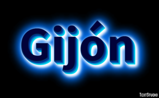 Gijón Efekt tekstowy