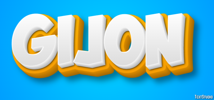 Gijón Effet de Texte