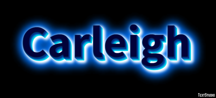 Carleigh Text effect