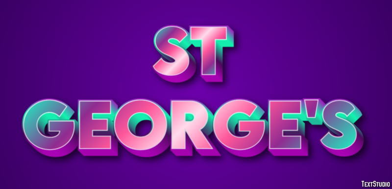St George's Efekt tekstowy