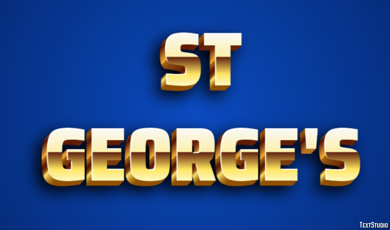 St George's Efekt tekstowy