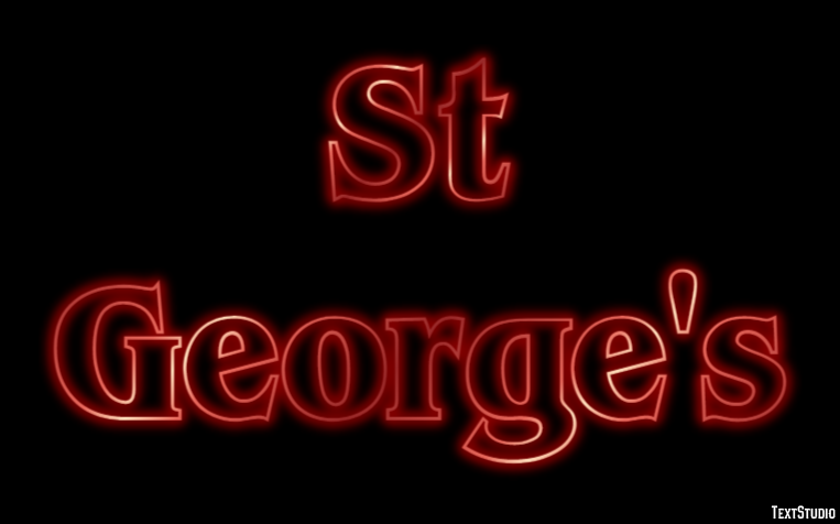 St George's Efekt tekstowy
