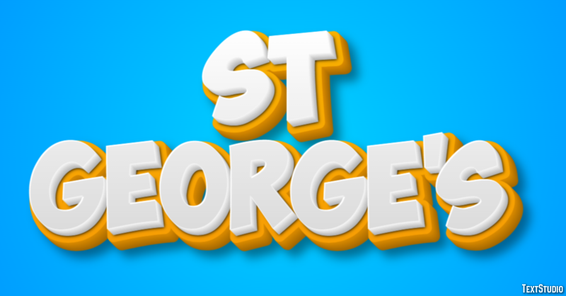 St George's Efekt tekstowy