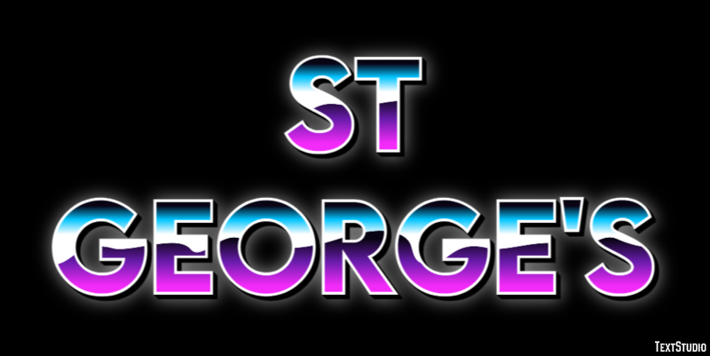 St George's Effetto testo