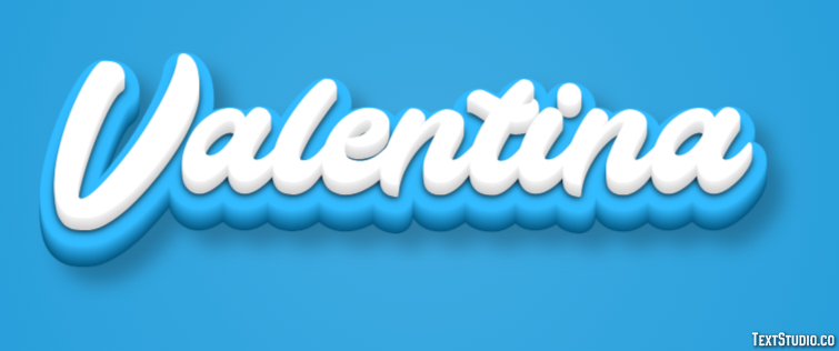 Valentina テキスト効果