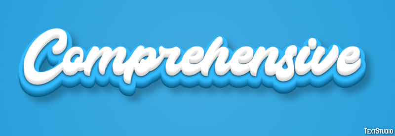Comprehensive Text Effect