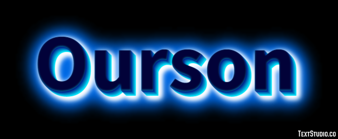Ourson Texteffekt