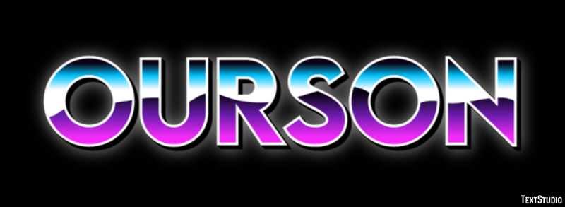 Ourson Texteffekt