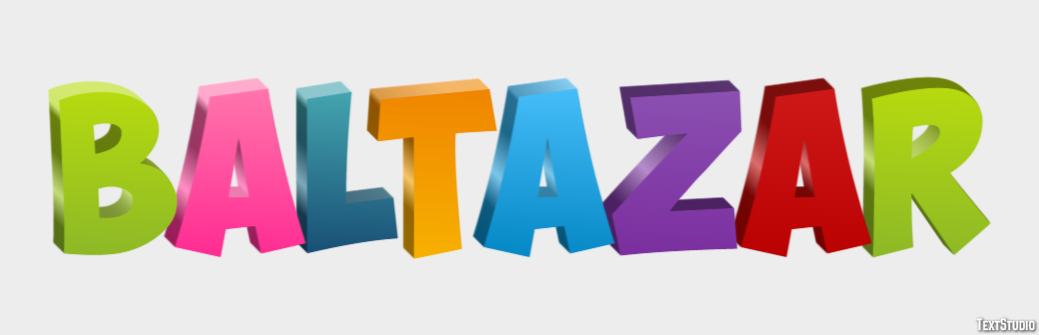 Baltazar Text effect