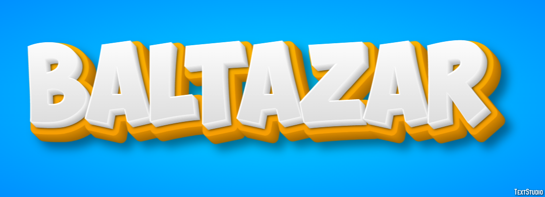 Baltazar Text effect
