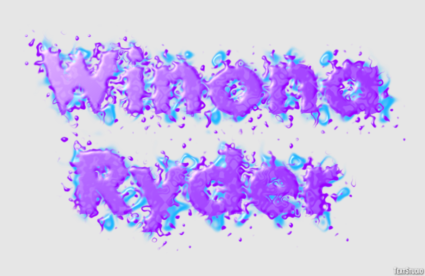 Winona Ryder Text effect
