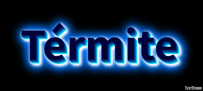 Térmite Text Effect