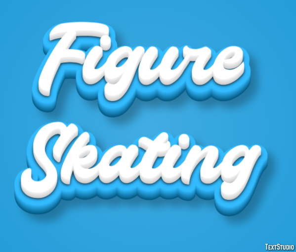 Figure Skating Text Effect