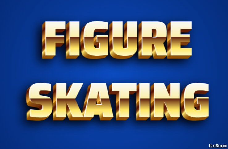 Figure Skating Text Effect