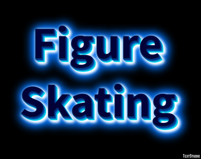 Figure Skating Text Effect