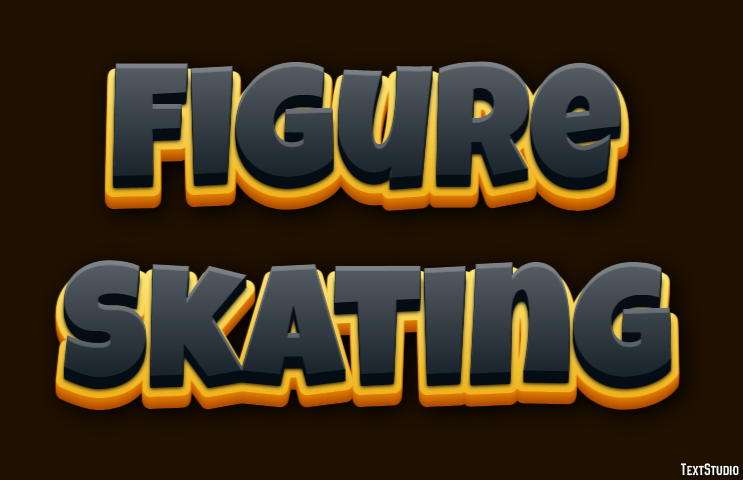 Figure Skating Text Effect