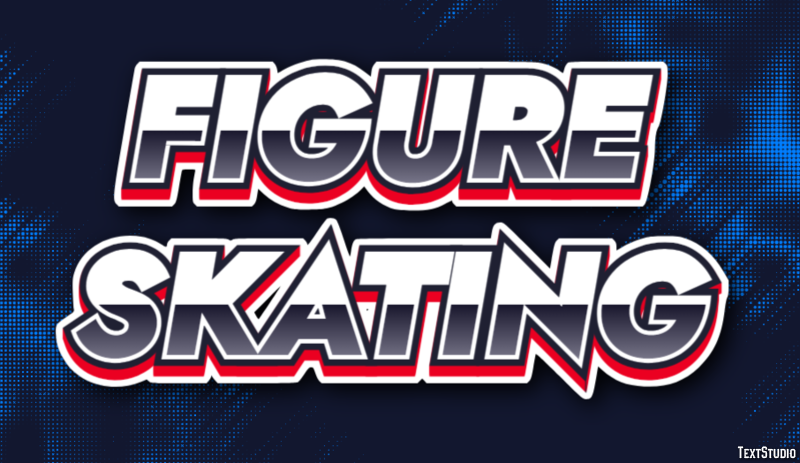 Figure Skating Text Effect