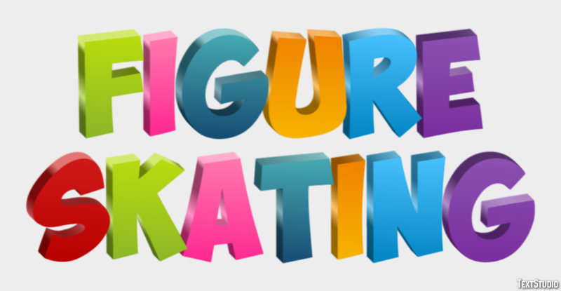 Figure Skating Text Effect