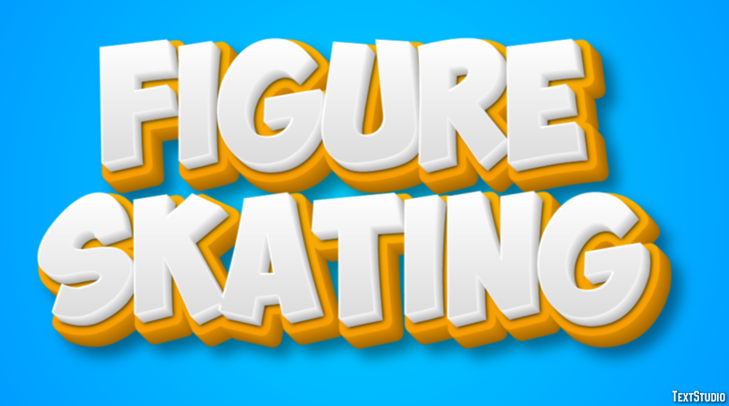 Figure Skating Text Effect