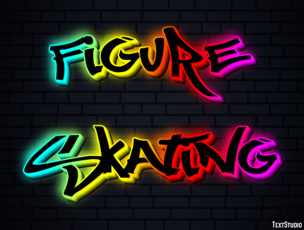 Figure Skating Text Effect