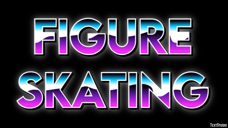 Figure Skating Text Effect