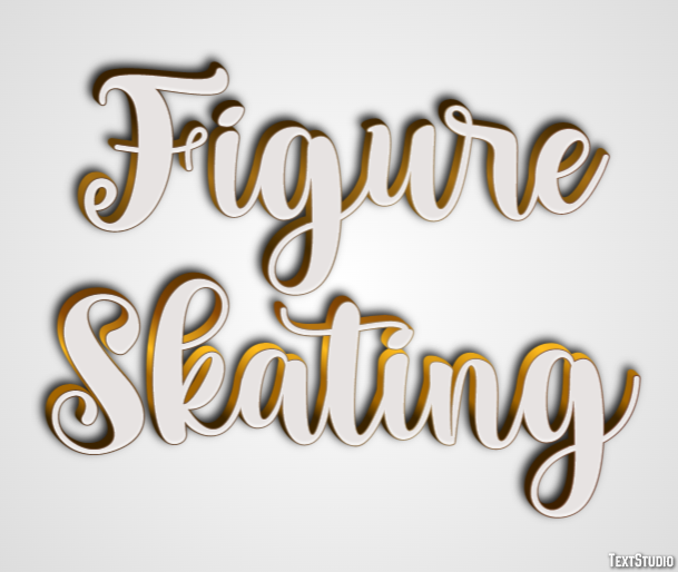Figure Skating Text effect