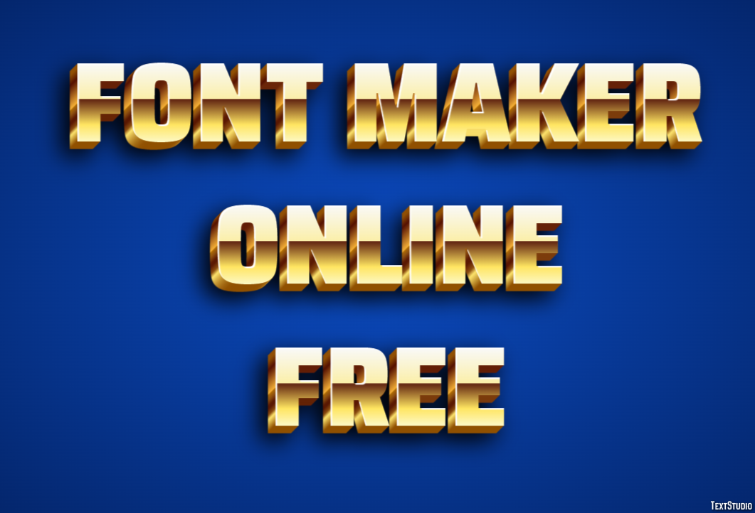 Font Maker Online Free Efekt tekstowy