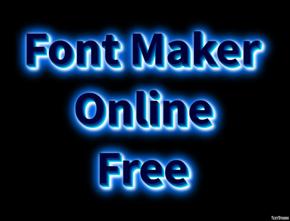 Font Maker Online Free Efekt tekstowy