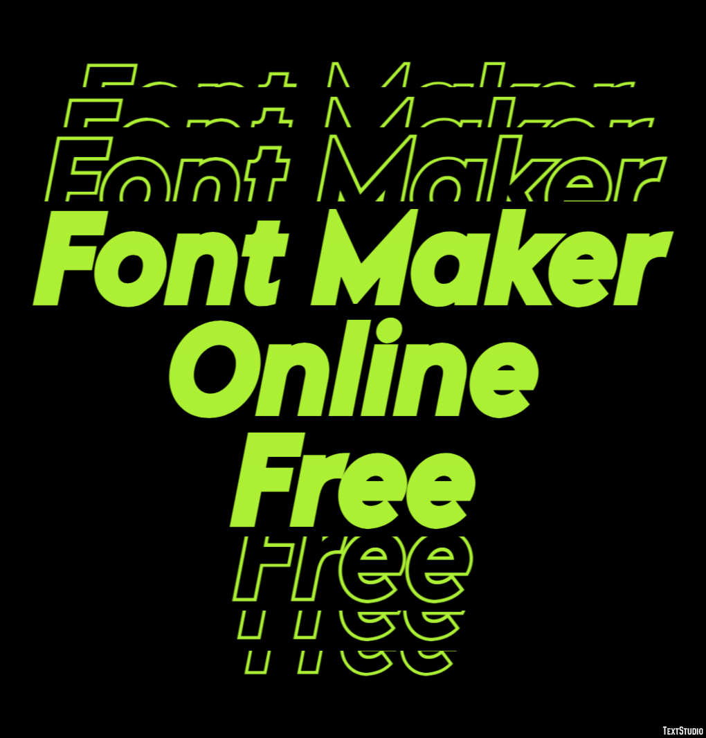 Font Maker Online Free テキスト効果