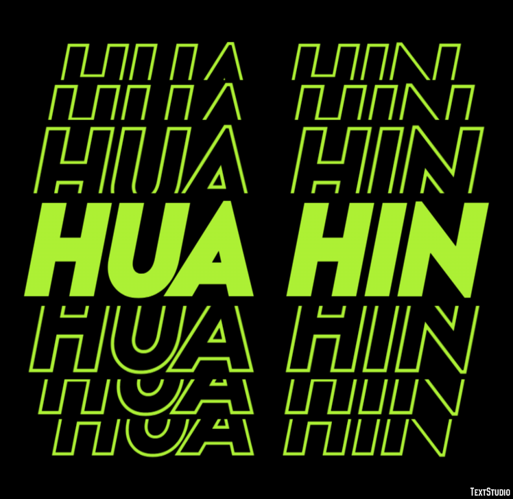 Hua Hin Efekt tekstowy
