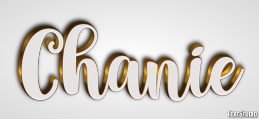 Chanie Efecto de Texto