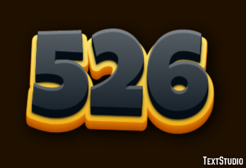 526 Text effect