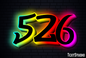 526 Text effect
