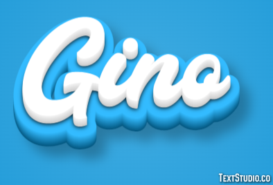 Gino Effetto testo