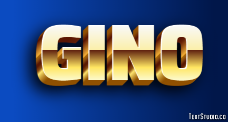 Gino Effetto testo