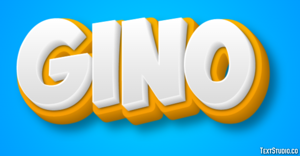 Gino Effetto testo