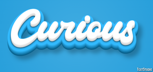 Curious Efecto de Texto