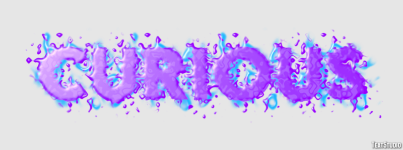 Curious Text Effect