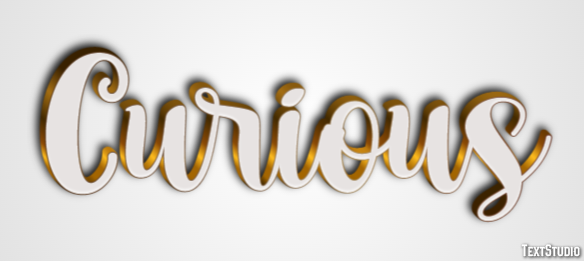Curious Efecto de Texto