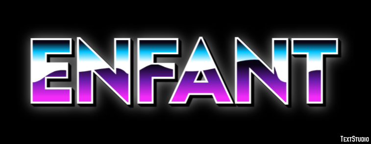 Enfant Effet de Texte