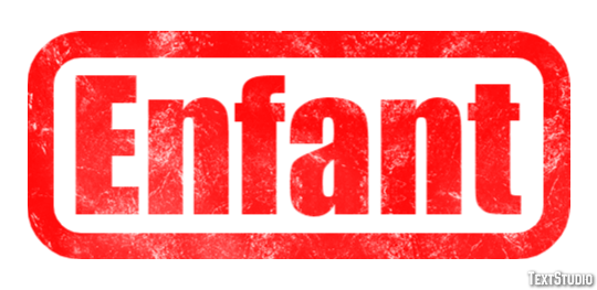 Enfant Texteffekt