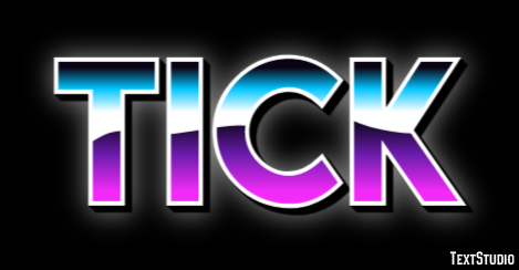 Tick Efekt tekstowy