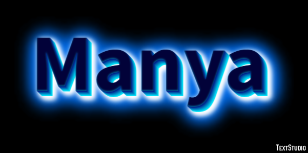 Manya Text Effect