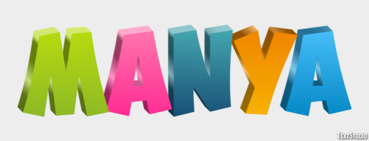 Manya Text Effect